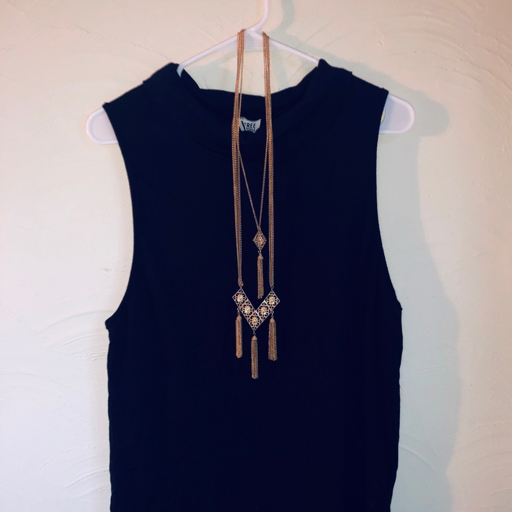 🖤Free People Mock Turtleneck Tank Top🖤